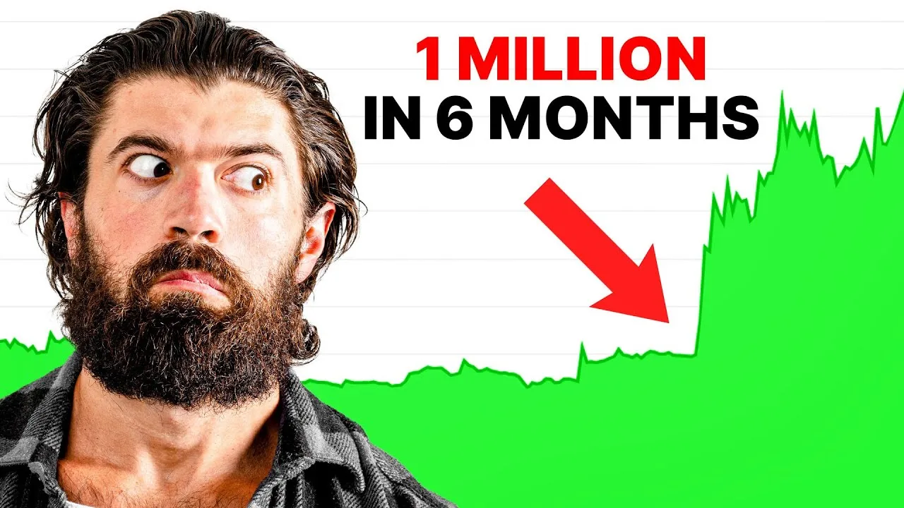 Alex Hormozi video thumbnail: 1.2M Followers in 6 Months, My Content Marketing Strategy REVEALED